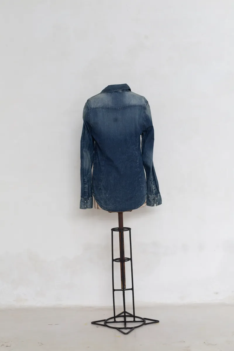 Stonewashed Denim Shirt