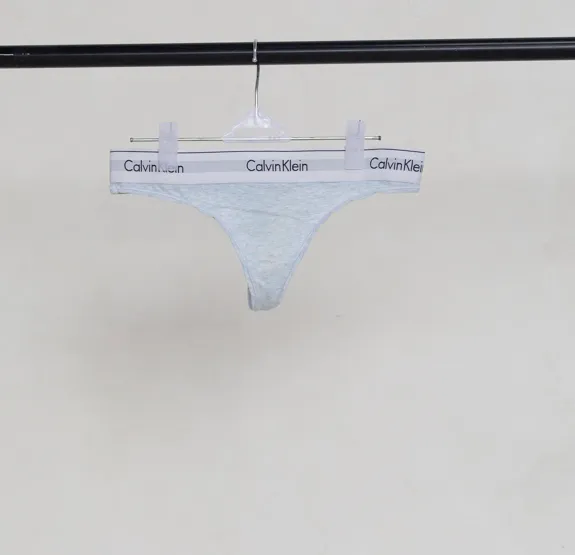 Grey Calvin Klein G-String Panties