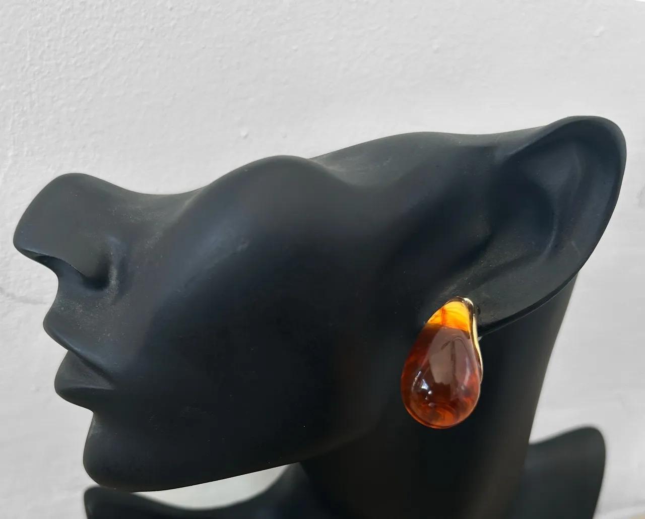 Tortoise Drop Earrings