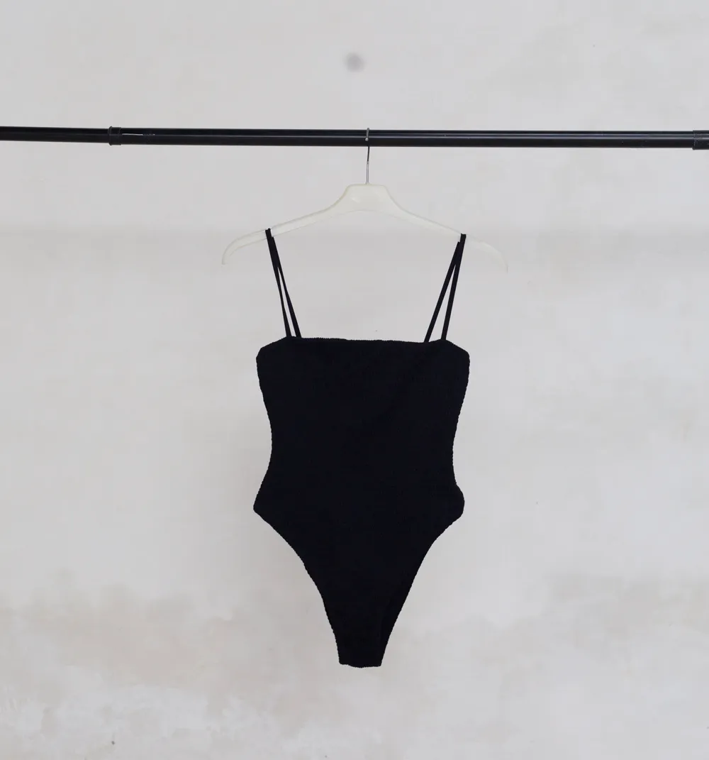 Black One- Piece Swimsuit