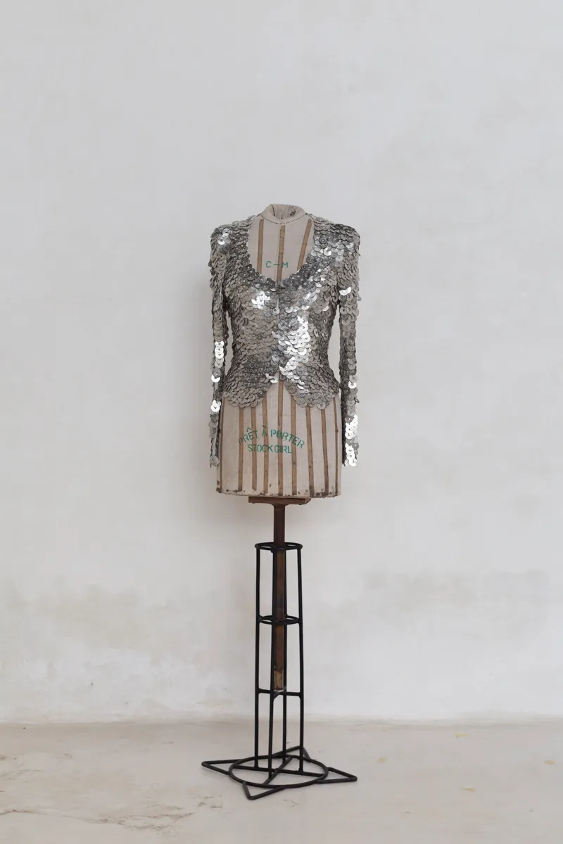 Silver piece couture jacket