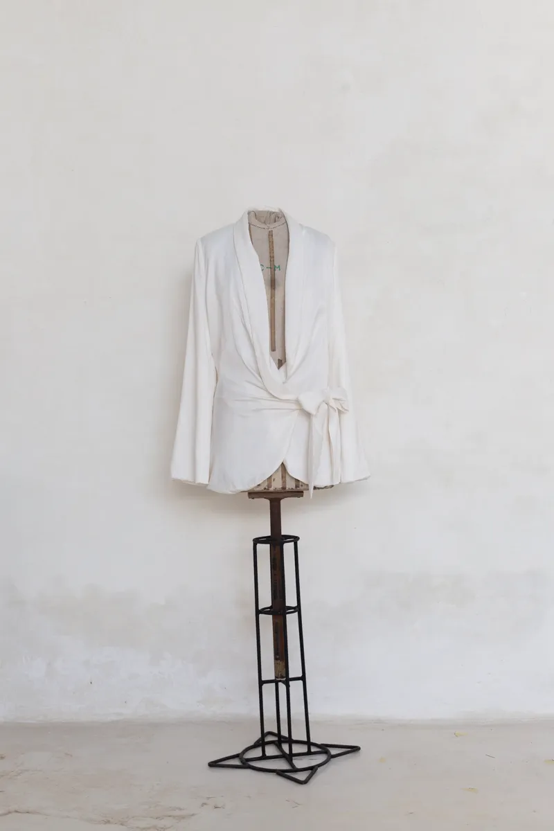 Rat & Boat white silky jacket