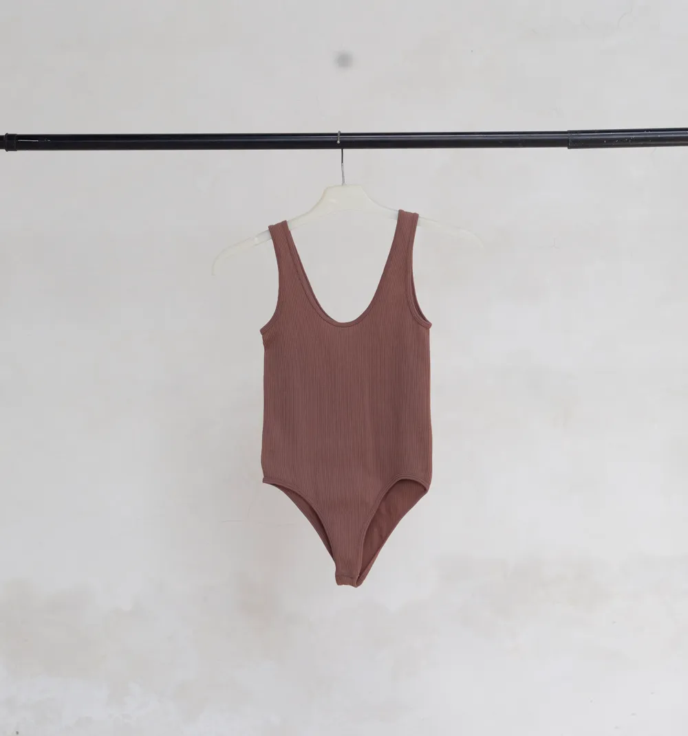 Brown Bodysuit