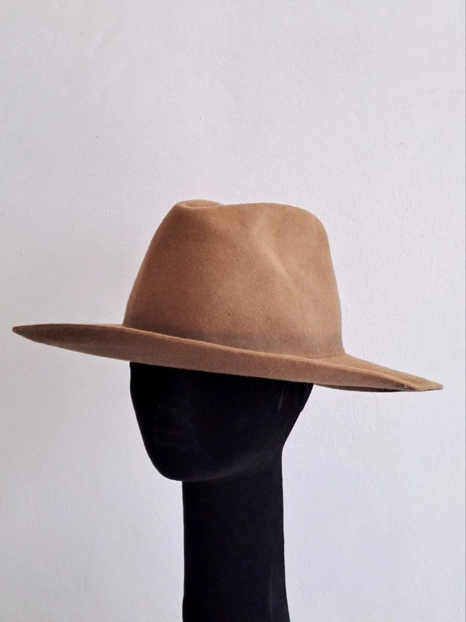 Light Brown Fedora Hat 