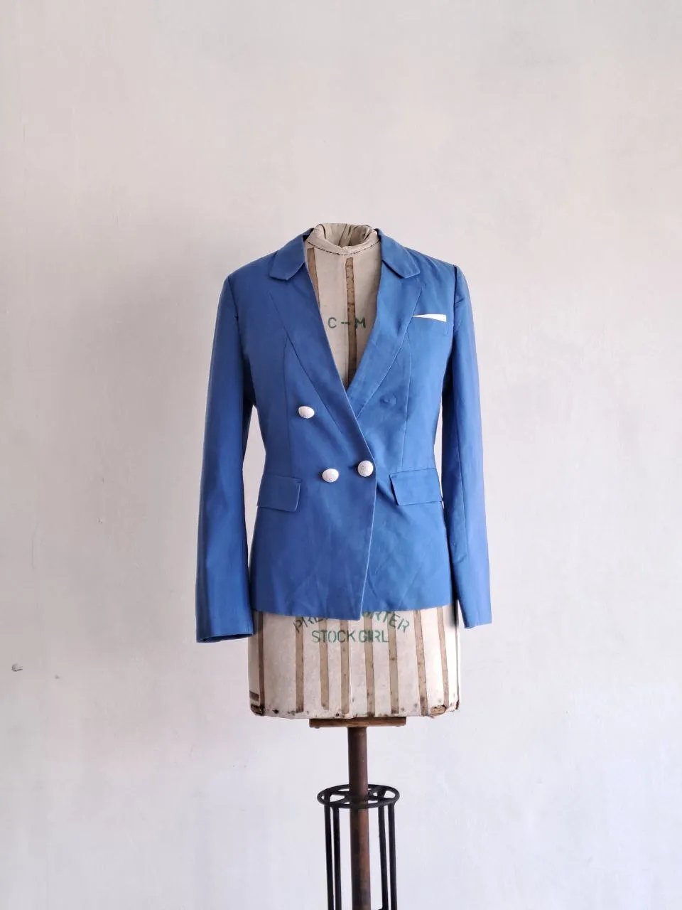 Blue Long Sleeve Blazer 