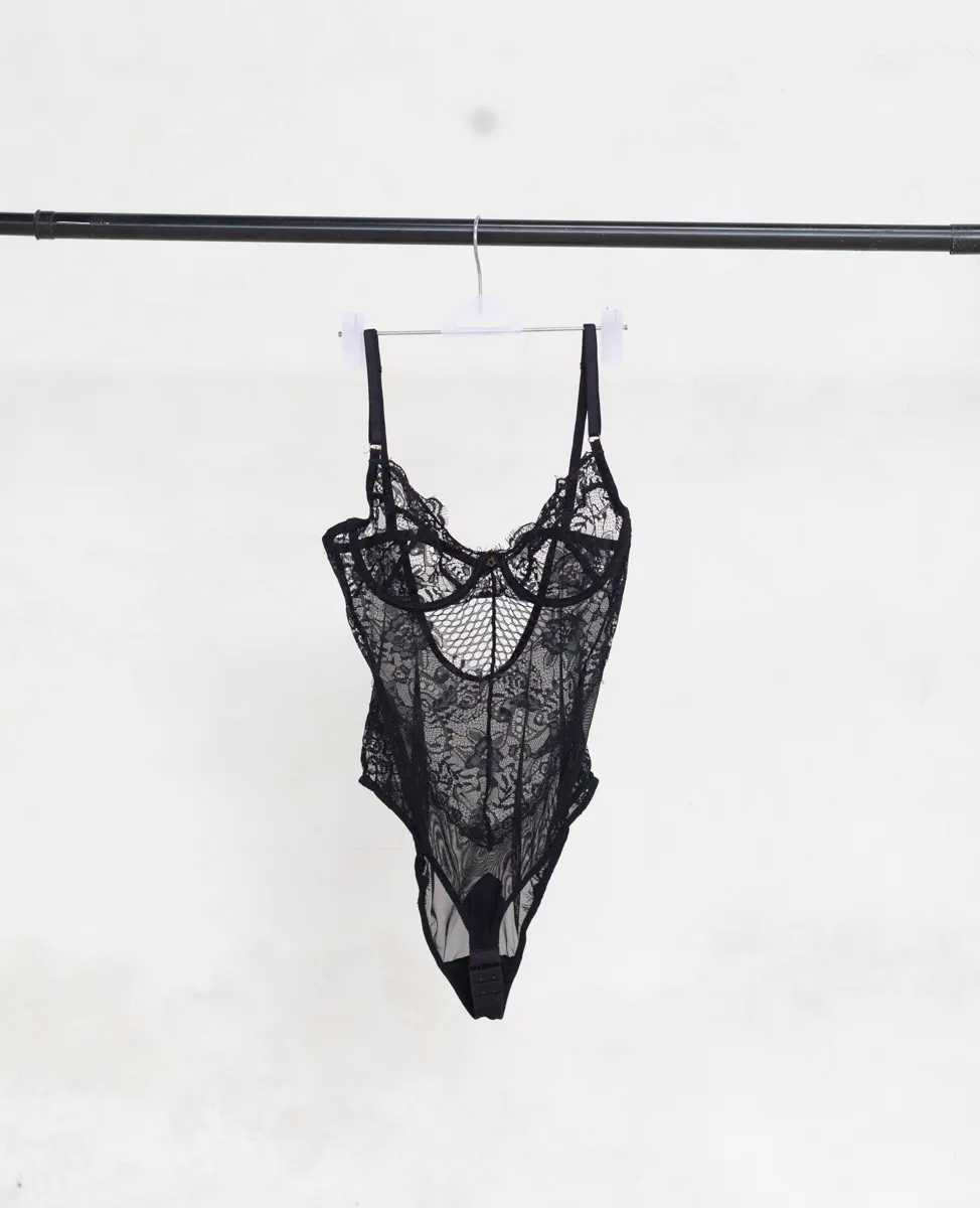 Black Lace Bodysuit