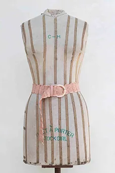 Pink Macrame Belt