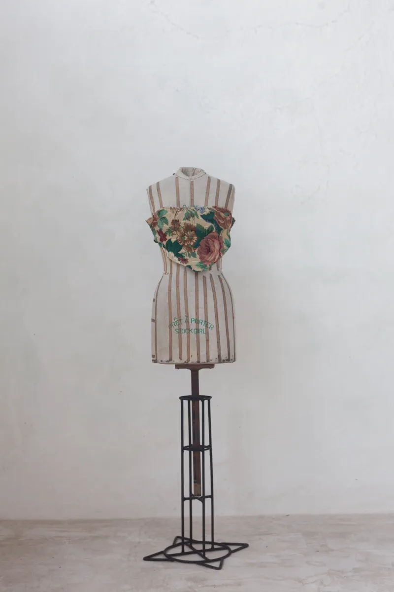 Handkerchief Top with Floral Pattern