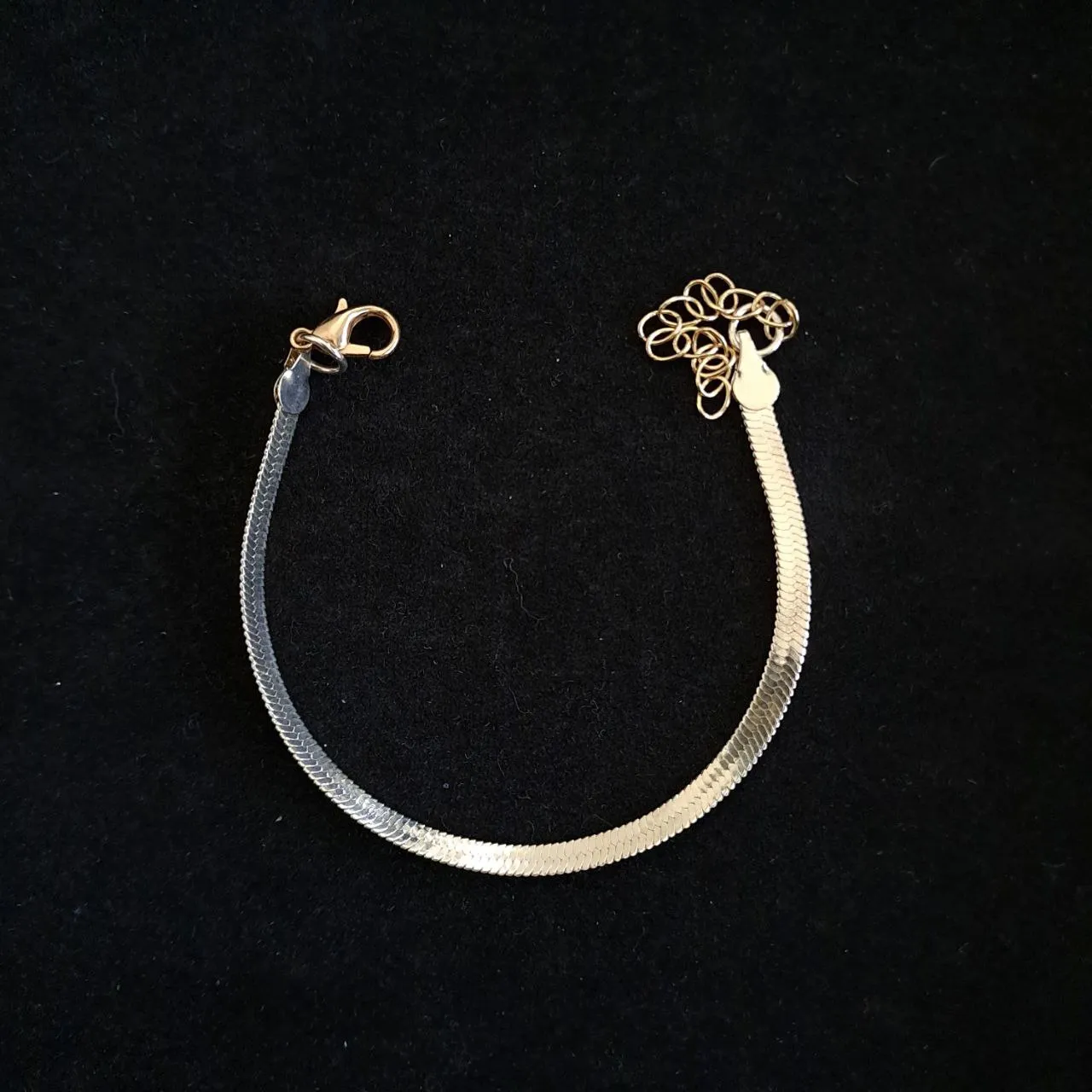 Silver Herringbone Bracelet