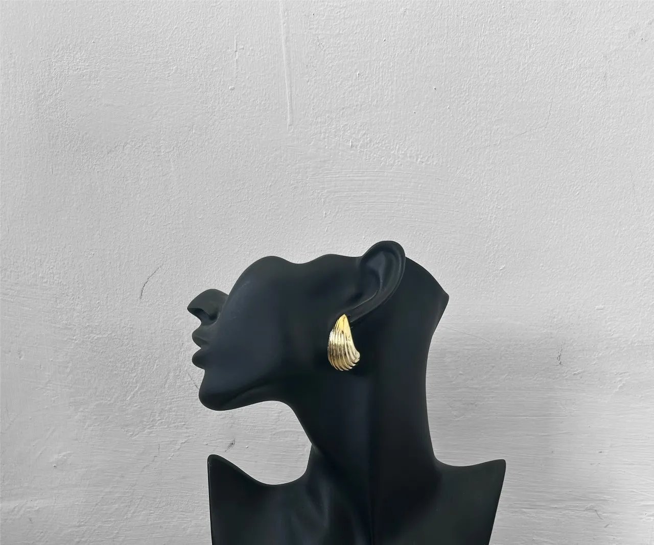 Textured Gold Earrings
