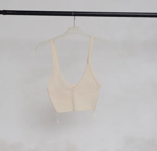 Cream Knitted Vest Top