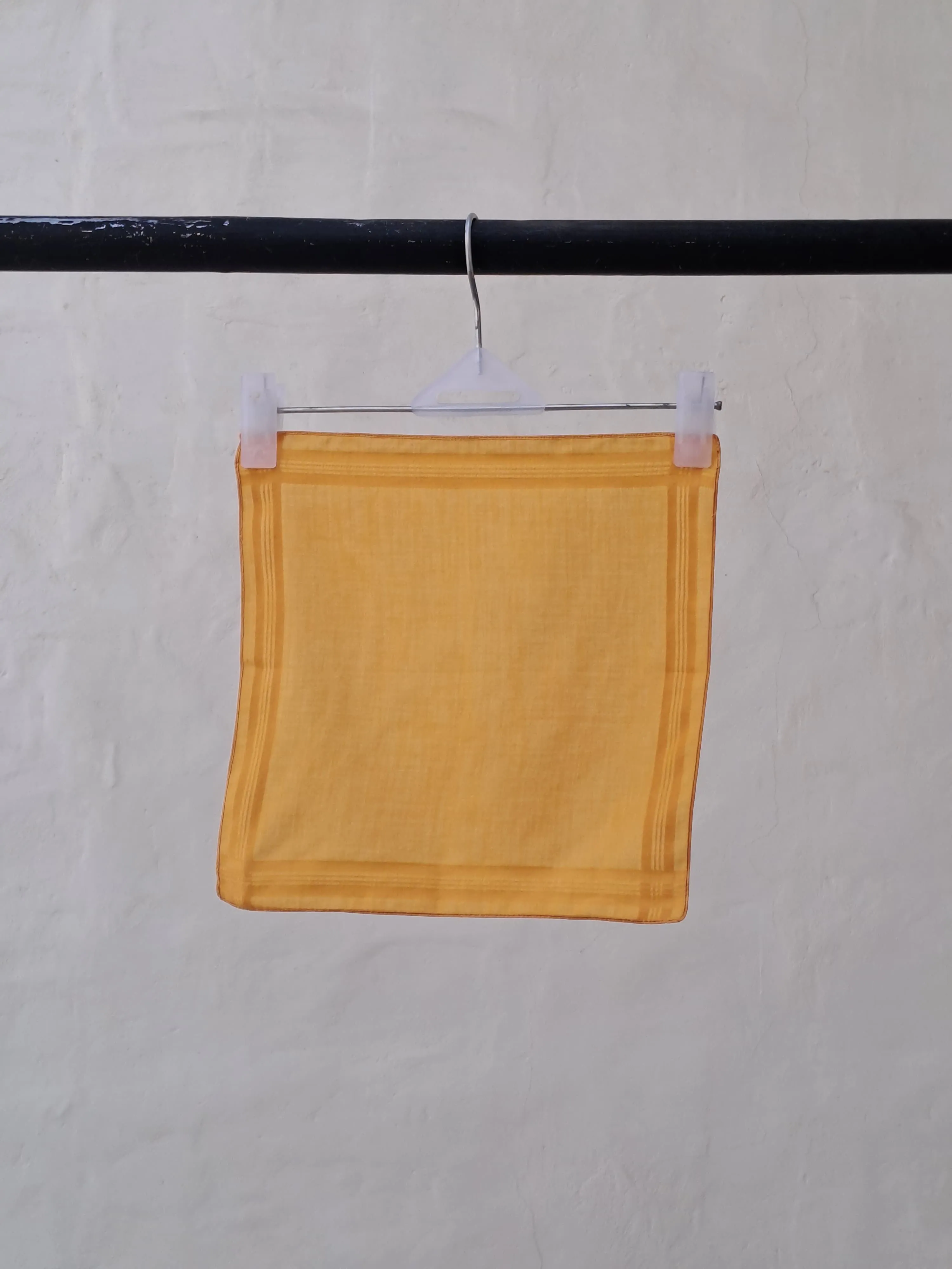 Mens Orange Pocket Square