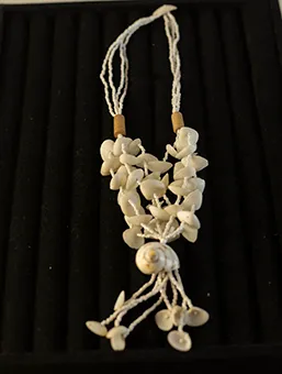 White Shells and Beads Necklace