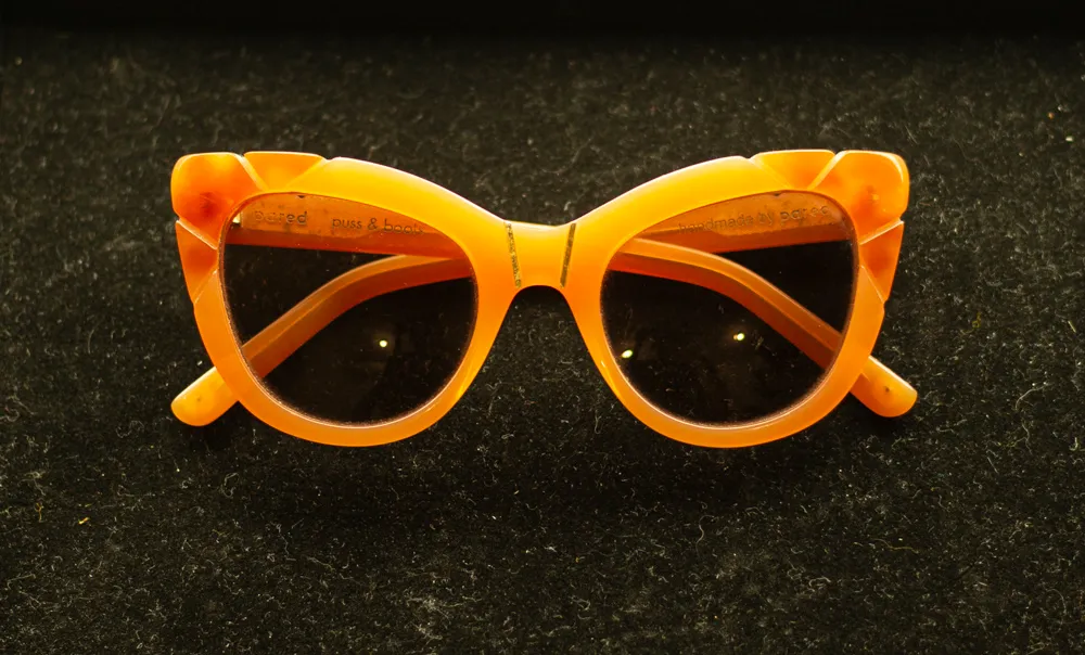 Orange Retro Sunglasses