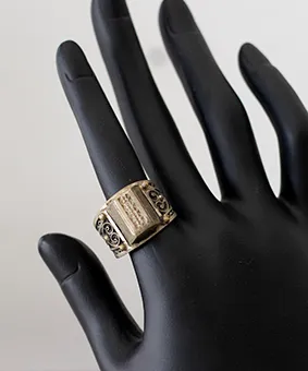 Grey Gemstone Ring