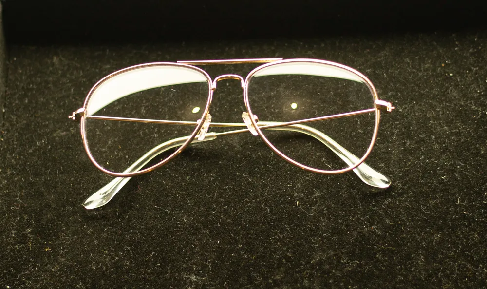 Retro 70's Gold Glasses