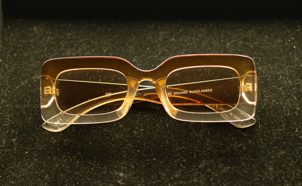 Red and Clear Sunglasses