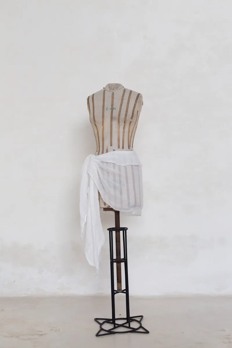 Sheer White Sarong Scarf