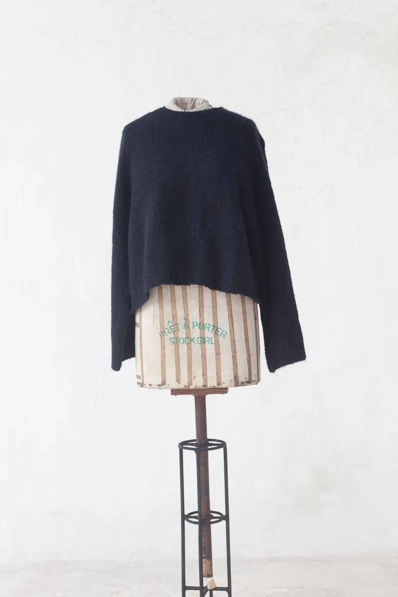 Black Knitted Sweater
