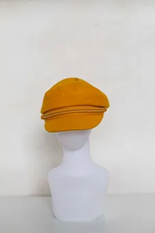 Orange News Boy Cap