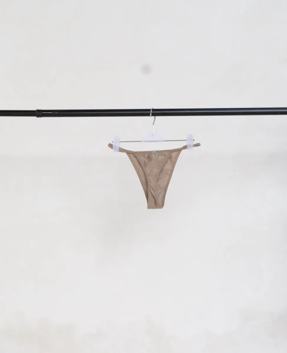 Beige Bikini Bottoms