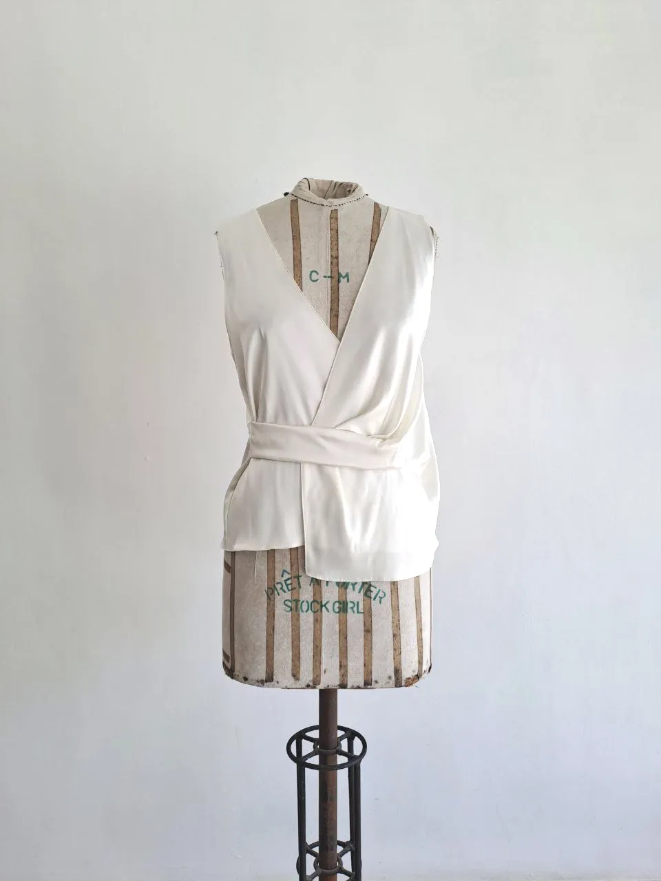 Silk Wrap Top
