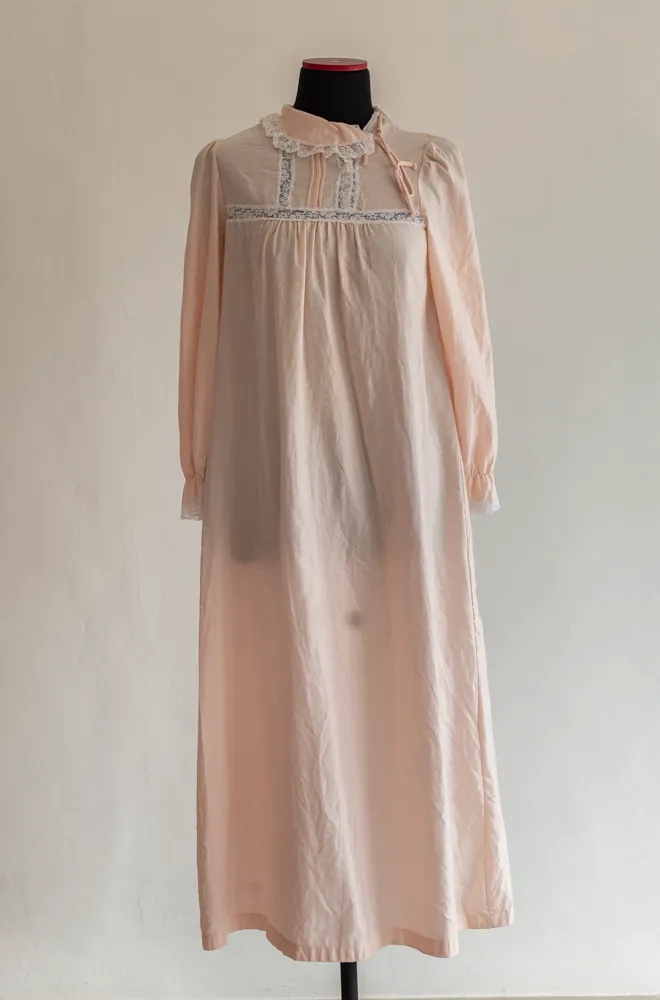 Pale Pink Vintage Night Gown