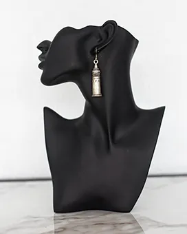 Antique Style Silver Drop Earrings