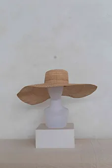 Wide Brimmed Straw Hat