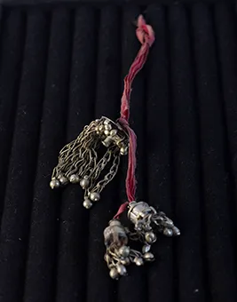 Antique Style Silver Bells 