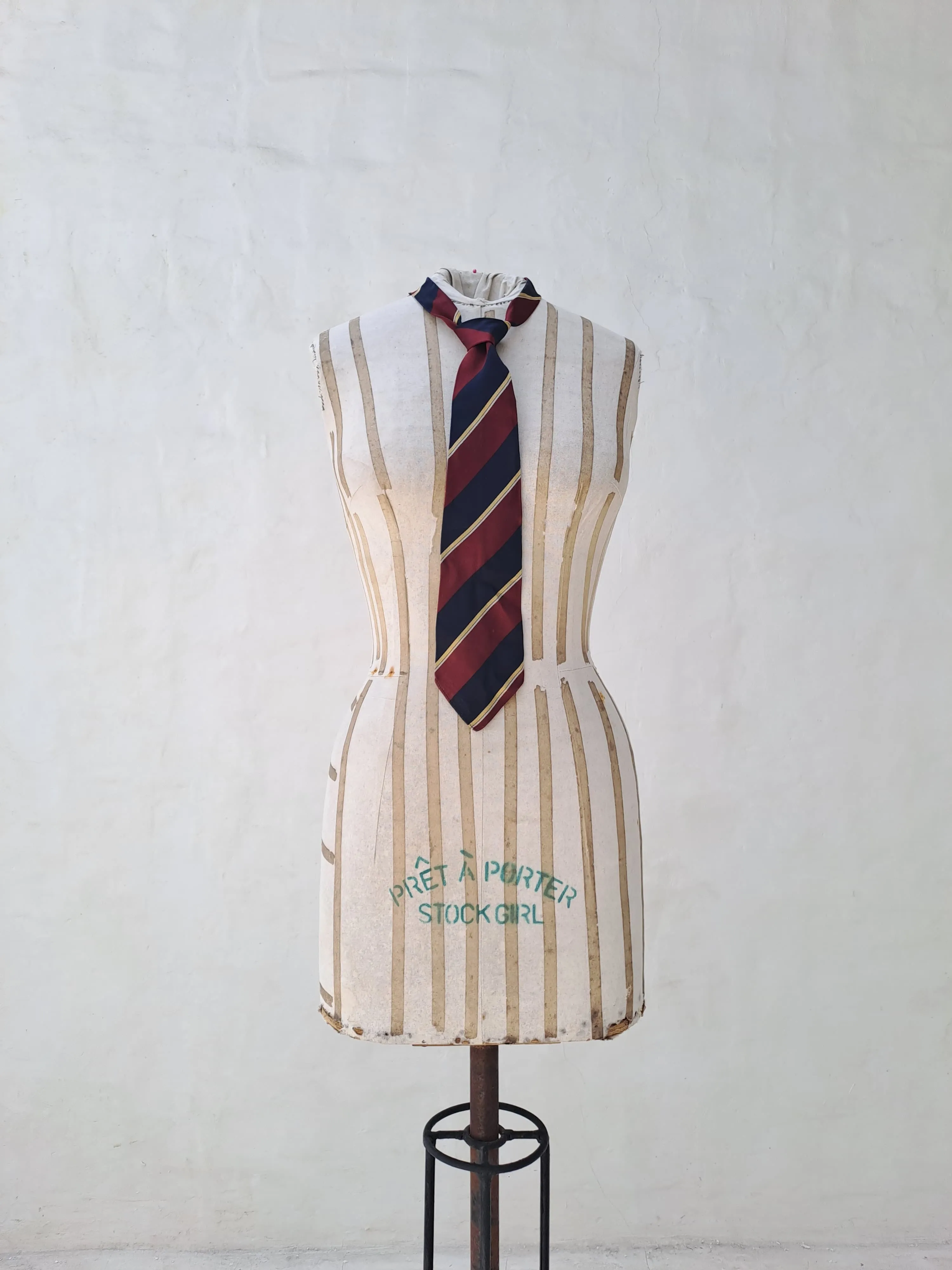Men's Red, Black and Gold Tie