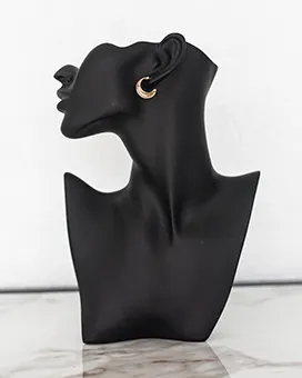 Half Moon Gold Earrings