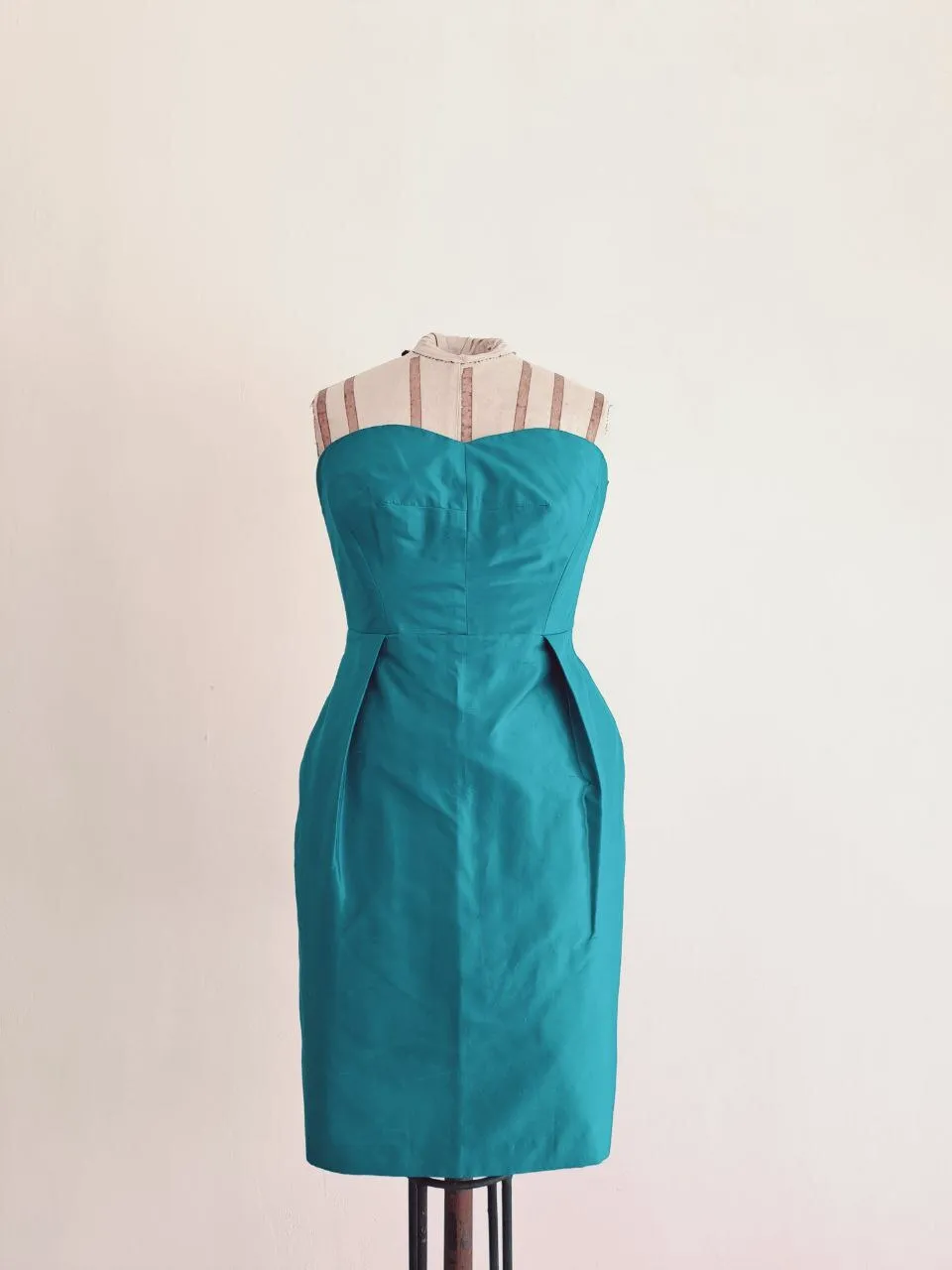 Silk Peacock Dress 