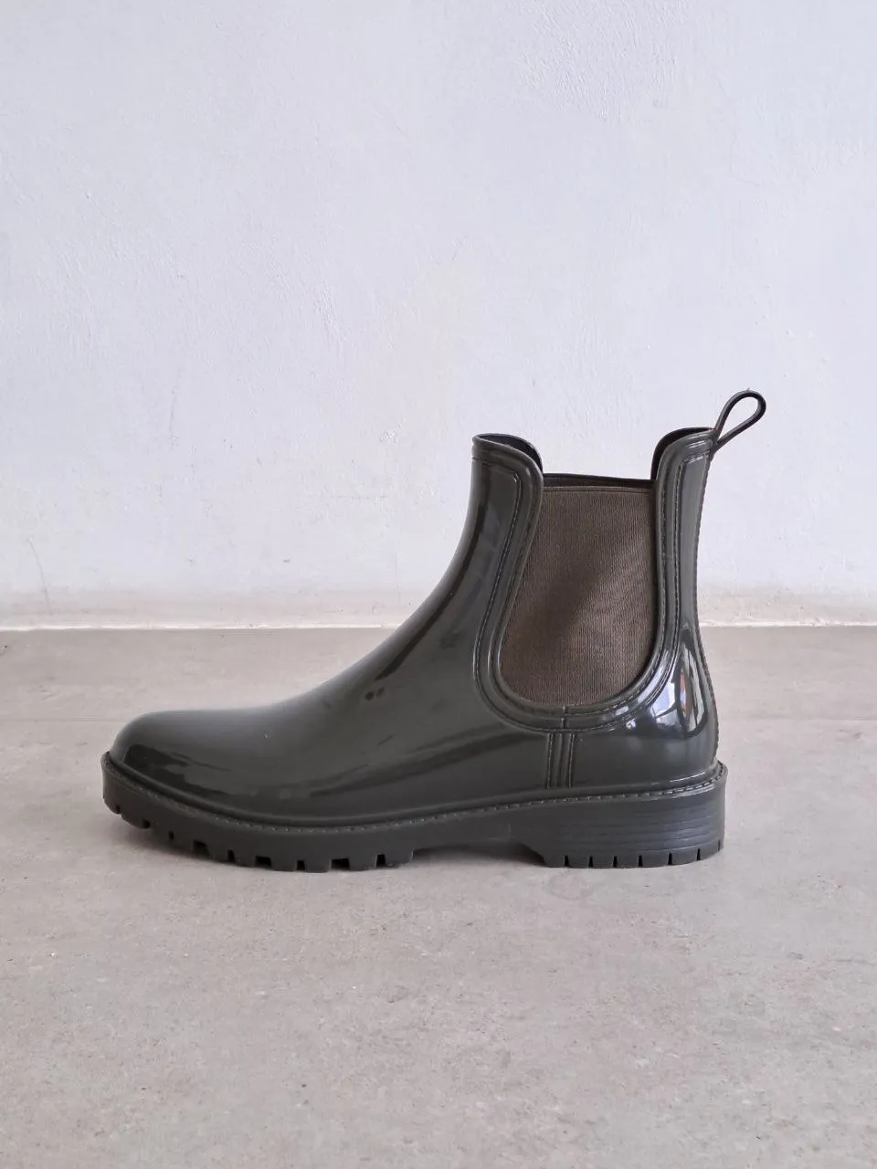 Green Elastic Boots 