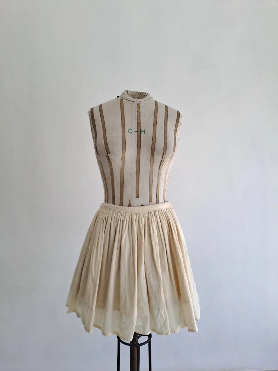 Vintage Gathered Skirt