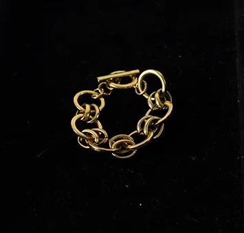  Chunky Round Chain Link Bracelet