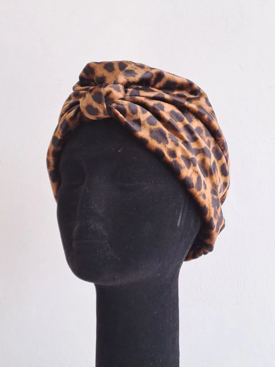 Cheetah Print Turban