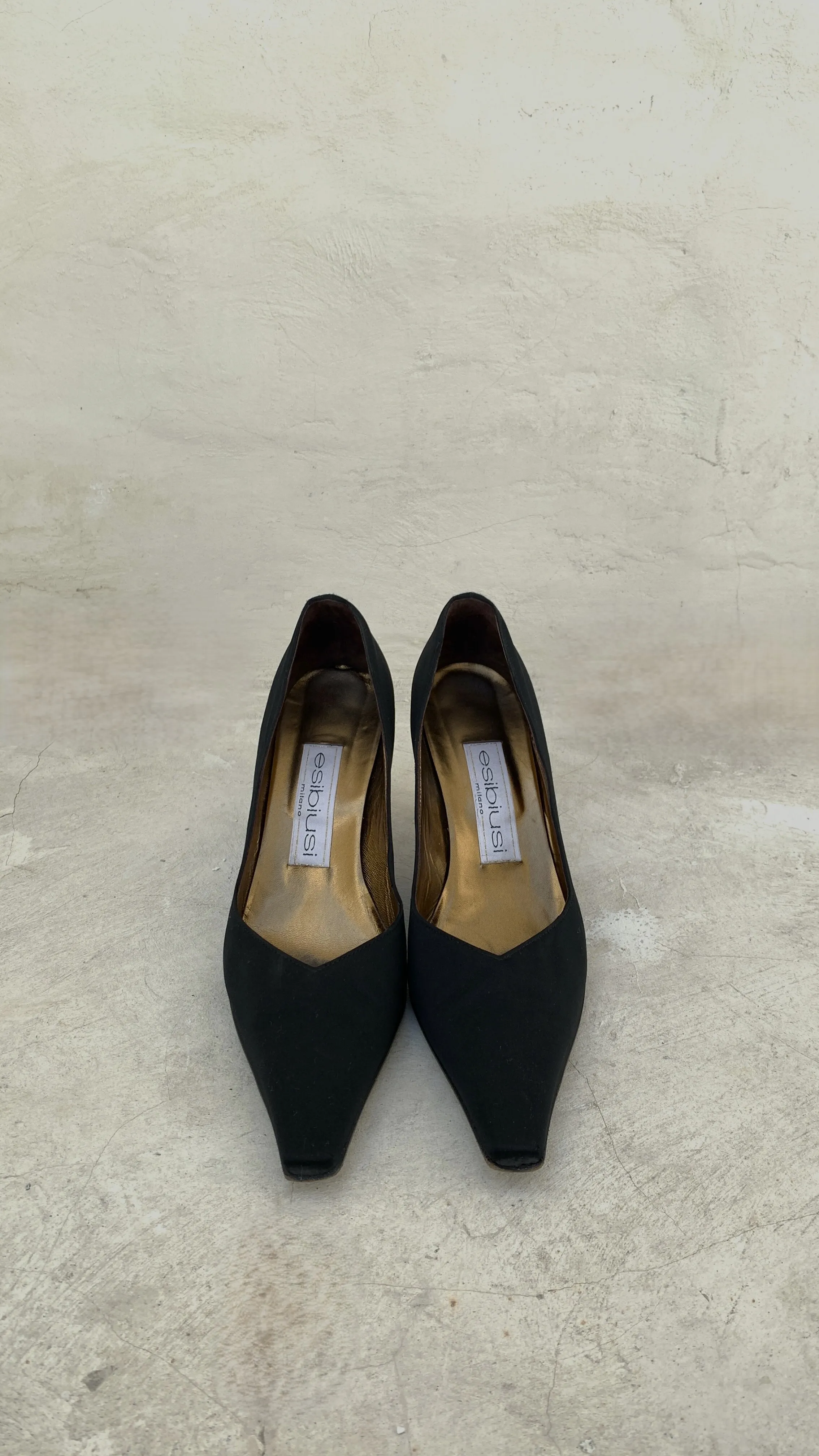 Black Closed Toe Heels