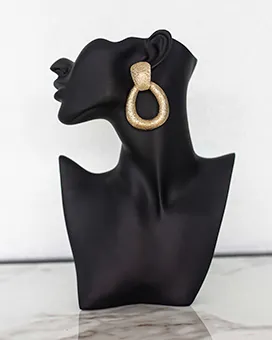 Retro Design Gold Earrings