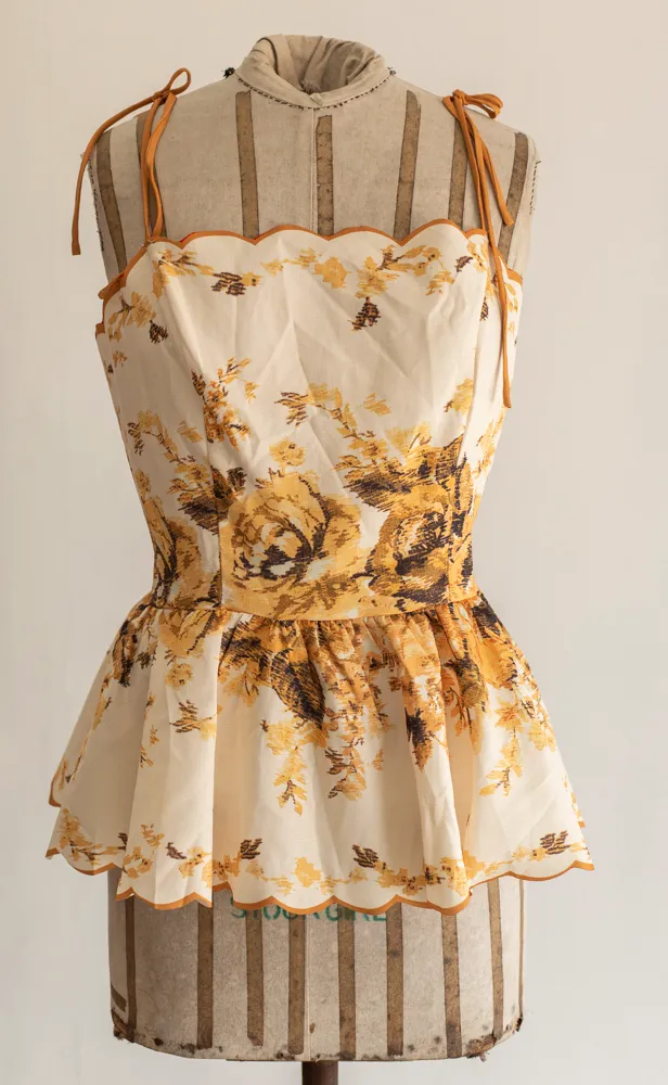 Cream and Yellow Floral Camisole