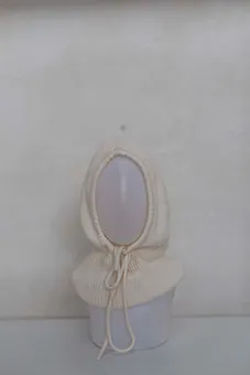 Knitted Balaklava with Drawstring