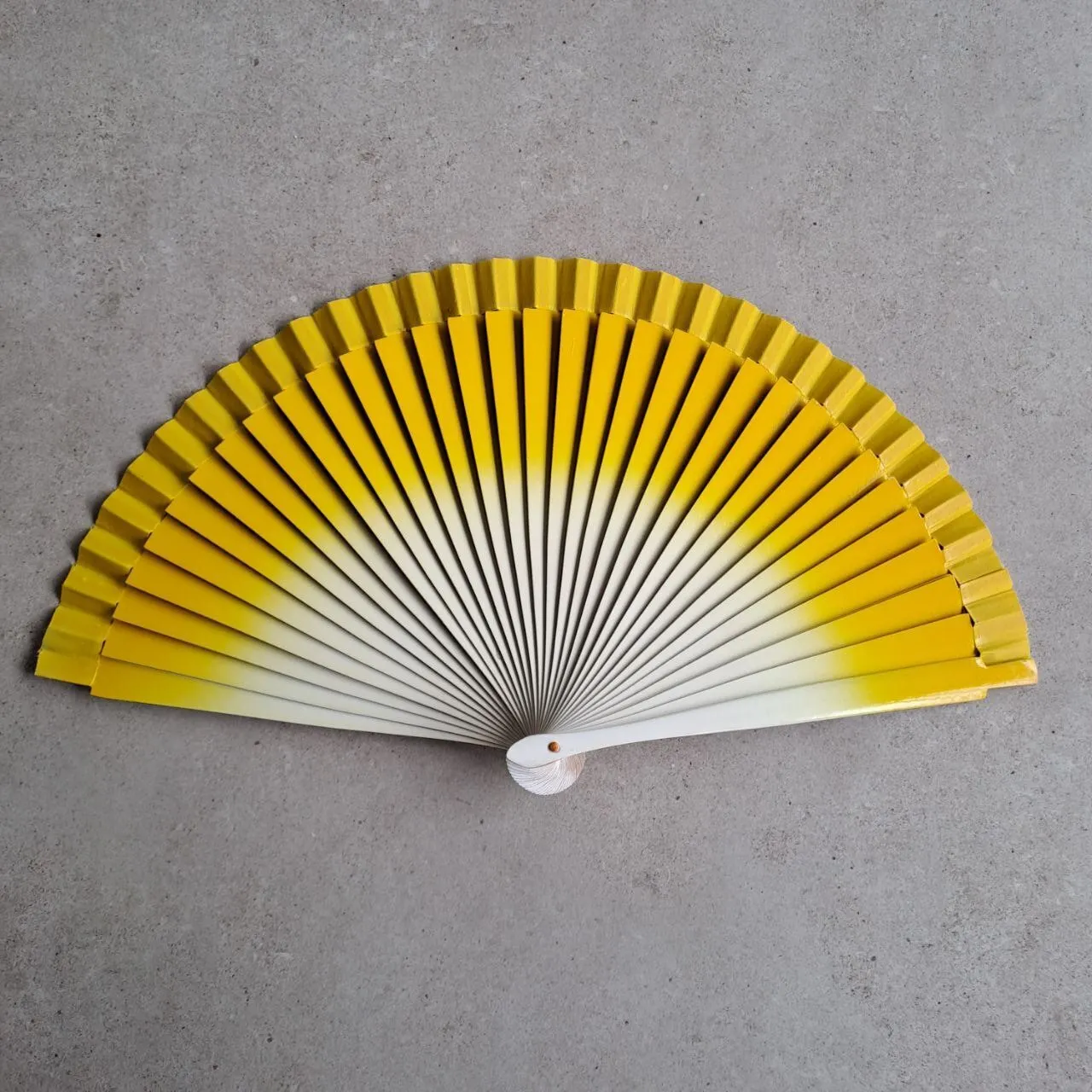 Yellow White Fan