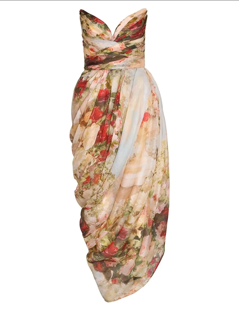 Zimmermann Luminosity Strapless Gown