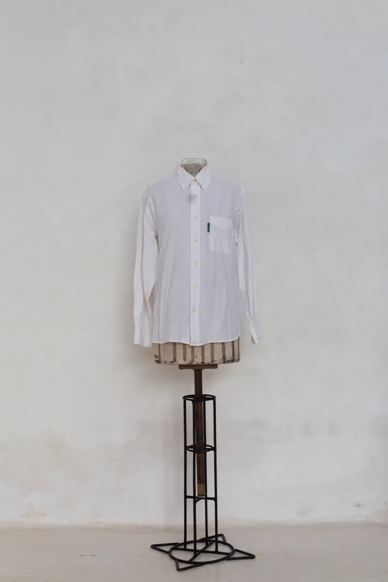 White Long Sleeved Cotton Shirt