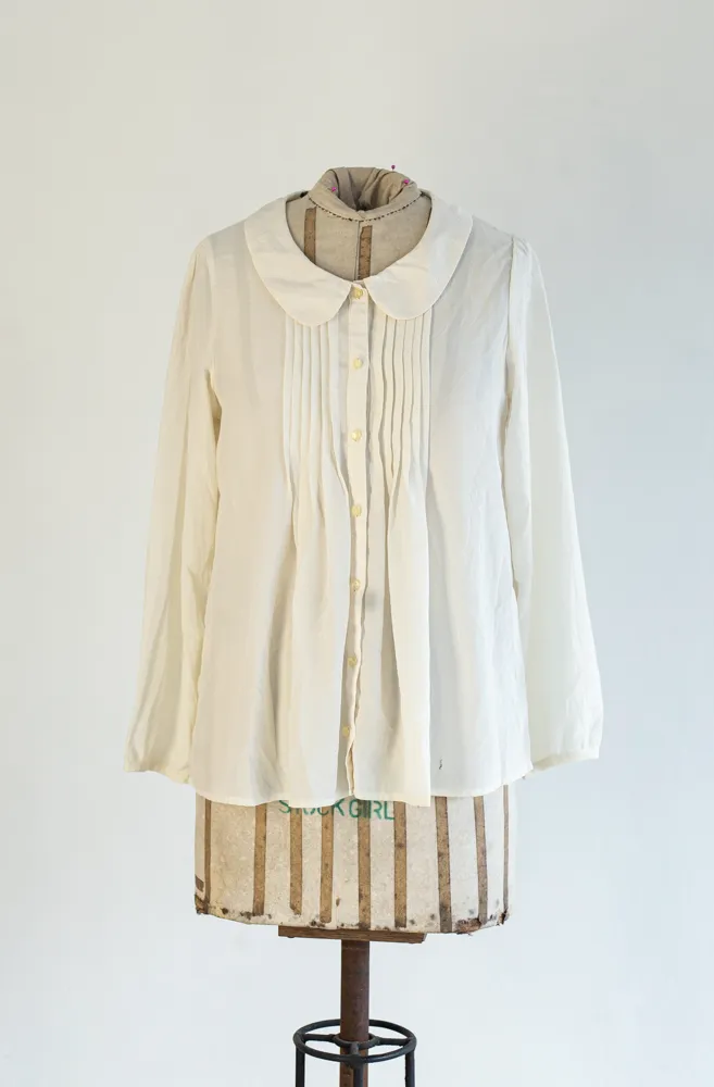 Cream Vintage Blouse 