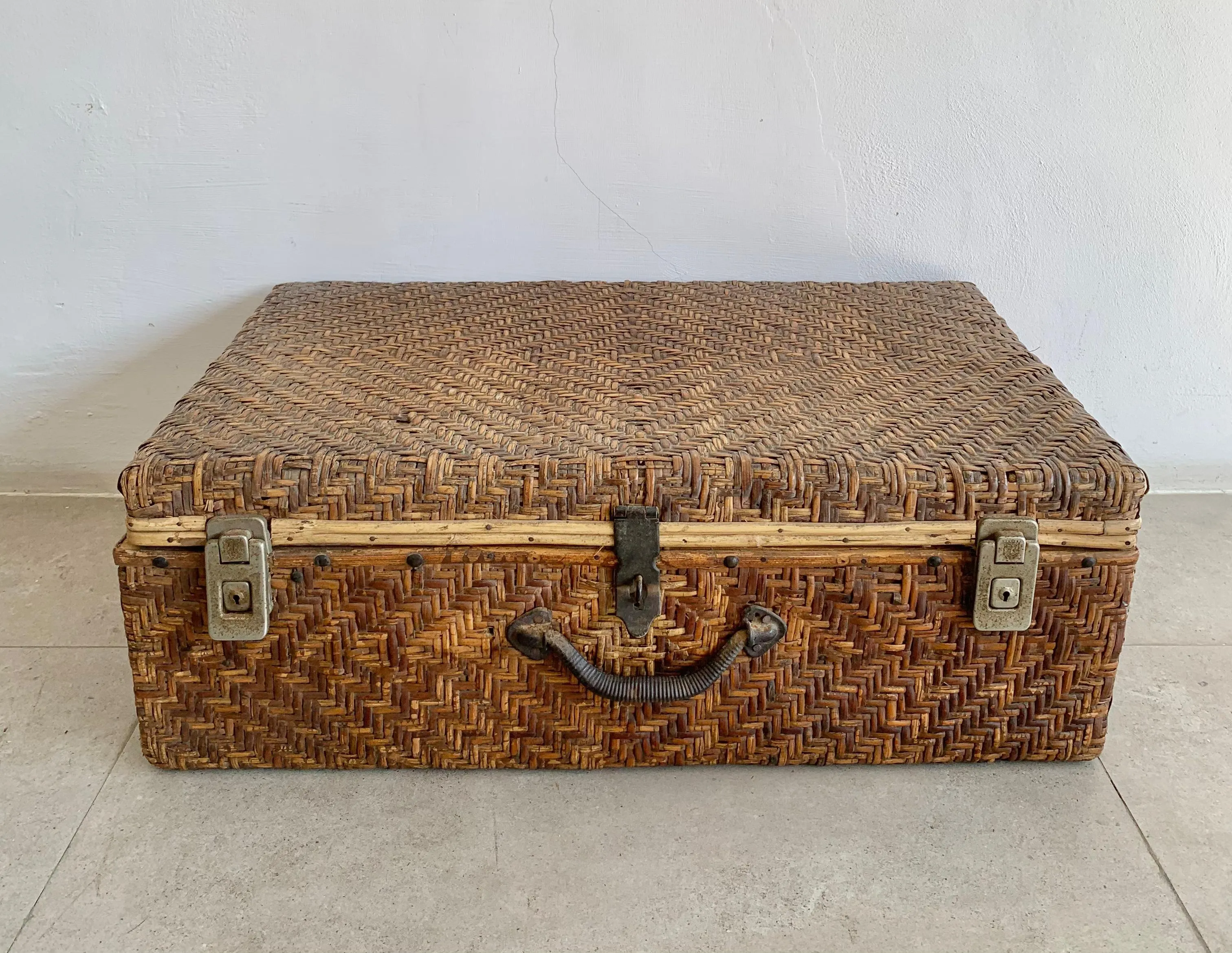 Wicker Suitcase