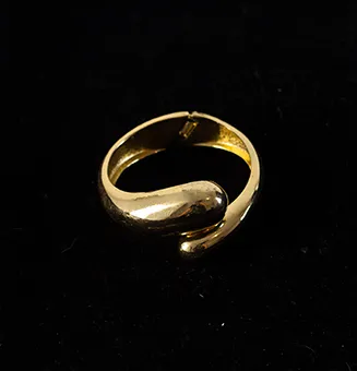 Gold Twisted Cuff Bracelet