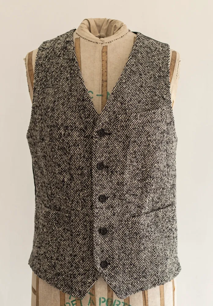 Grey Wool Vest