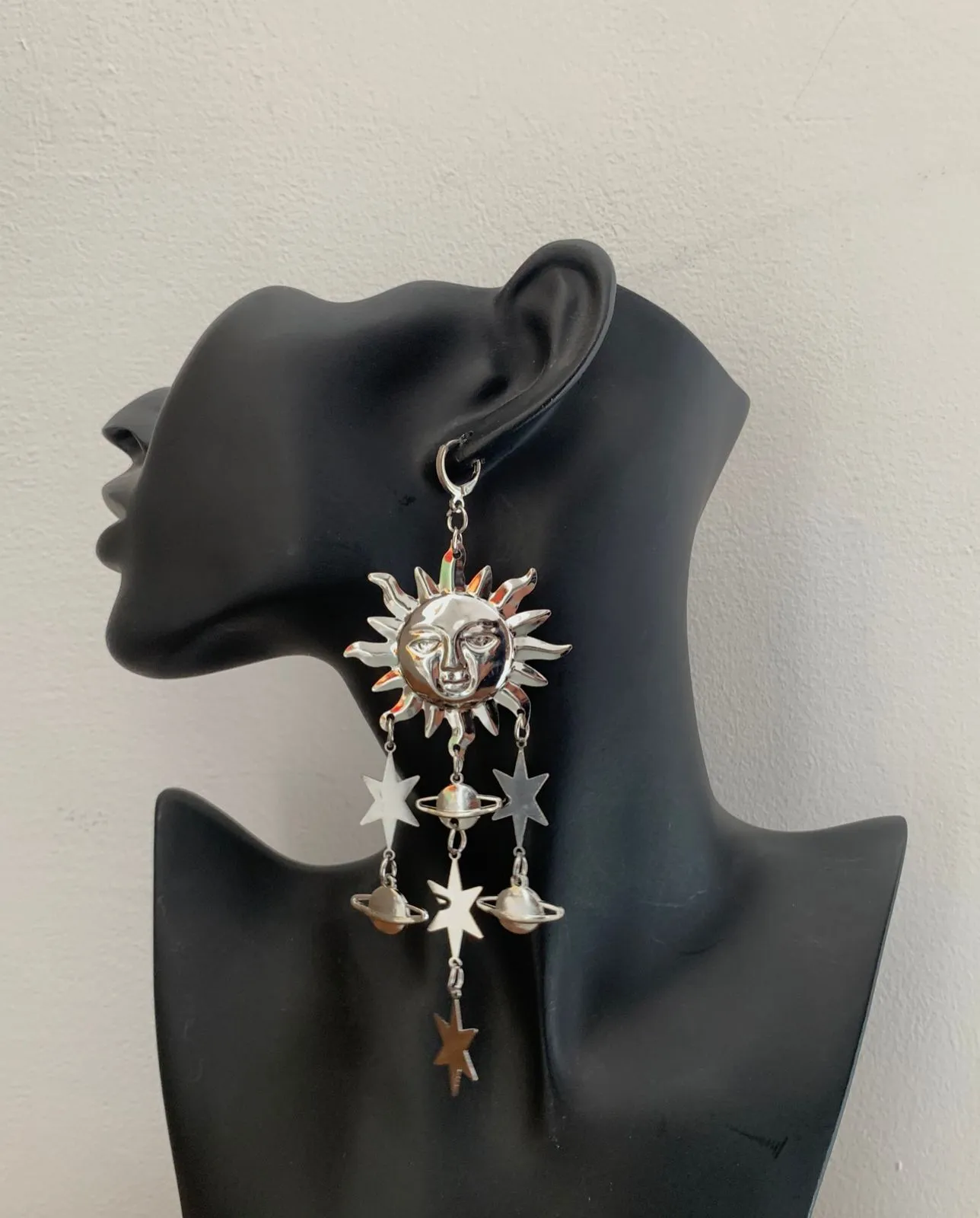 Astrological Earrings Silver