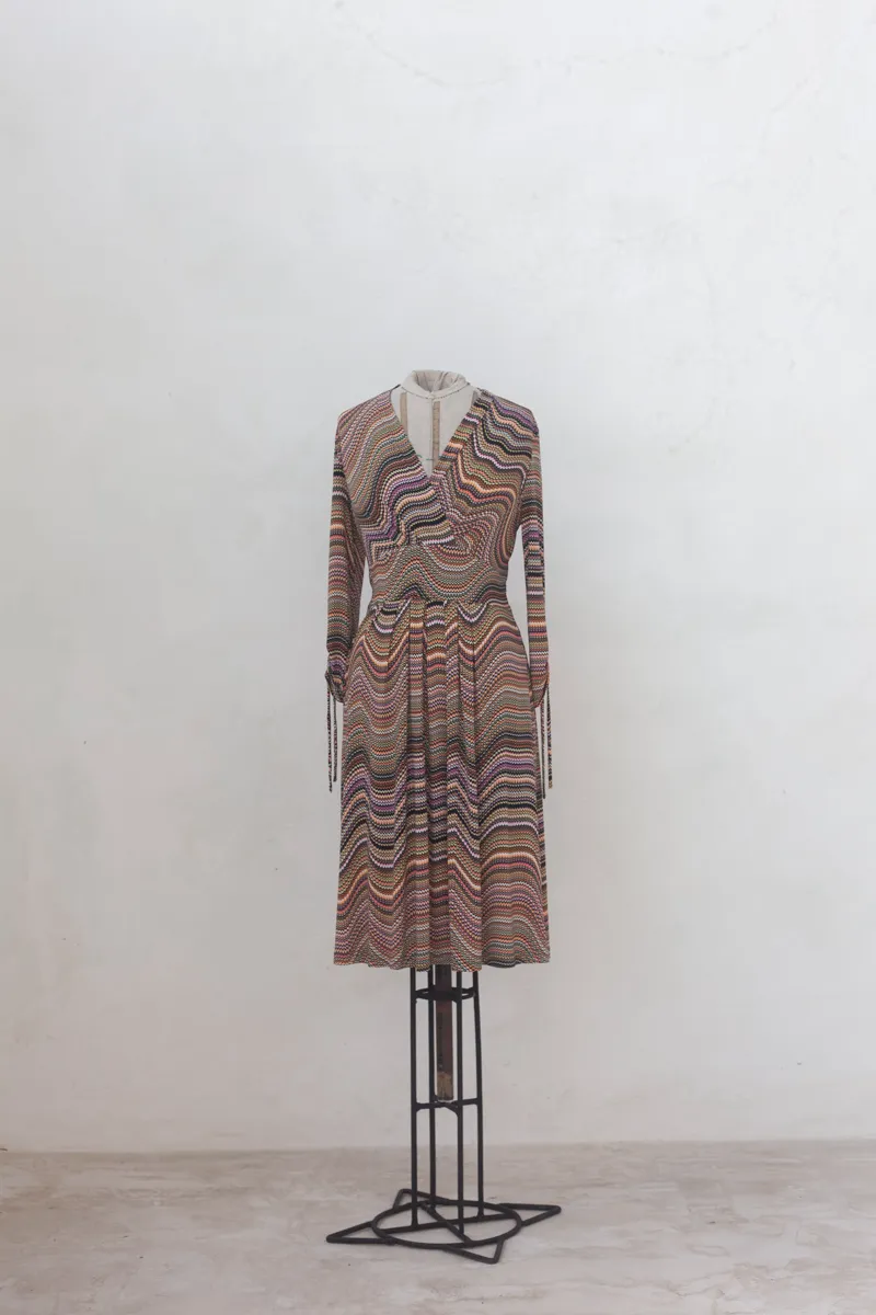 Missoni Style Wrap Dress 